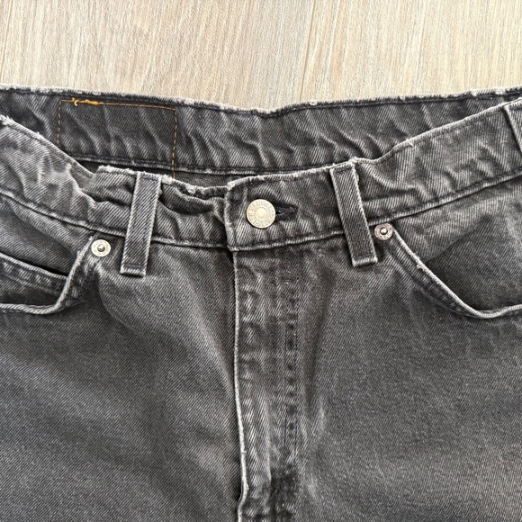 VINTAGE (Orange Tag!) Levi’s Black Denim Jeans - Picture 4 of 6